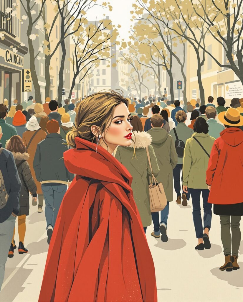 femme druide. Illustration page d'accueil.